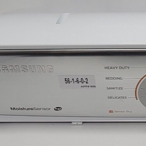Genuine Dryer Samsung Control Panel w/Cover Part#DC63-01459A