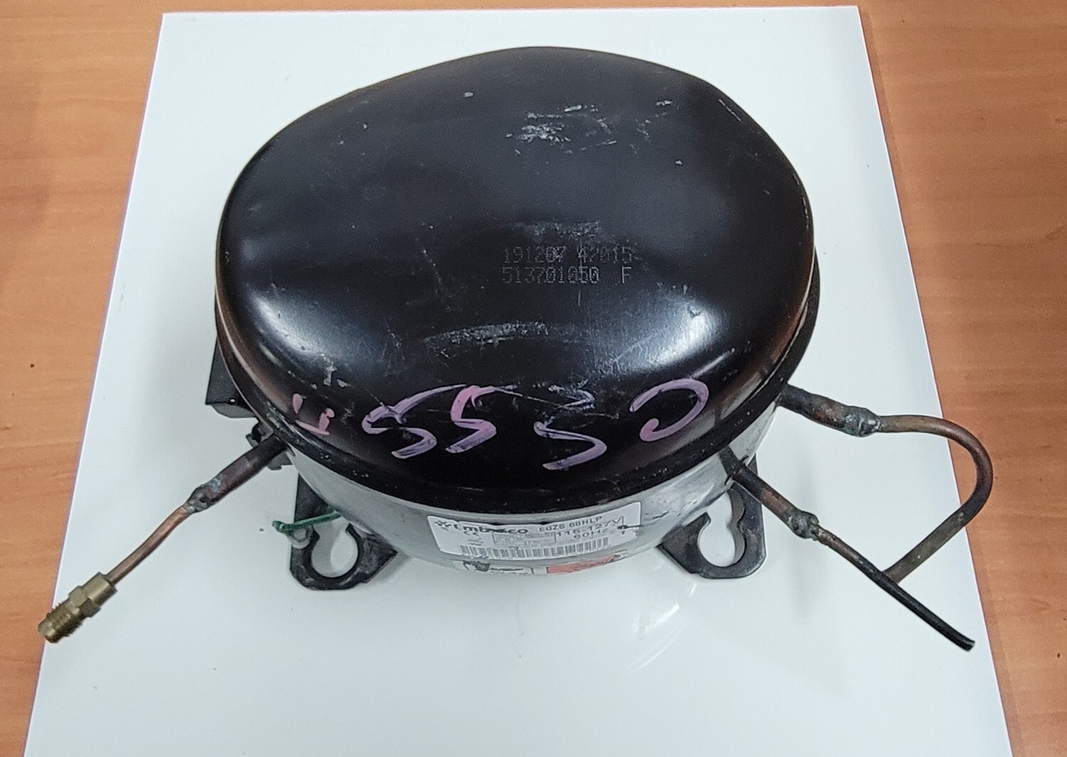 Genuine Refrigerator Samsung Compressor Part#513701050 EGZS 60HLP