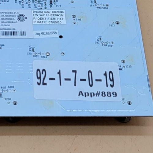 Genuine Refrigerator Frigidaire Control Board Part#5304519200