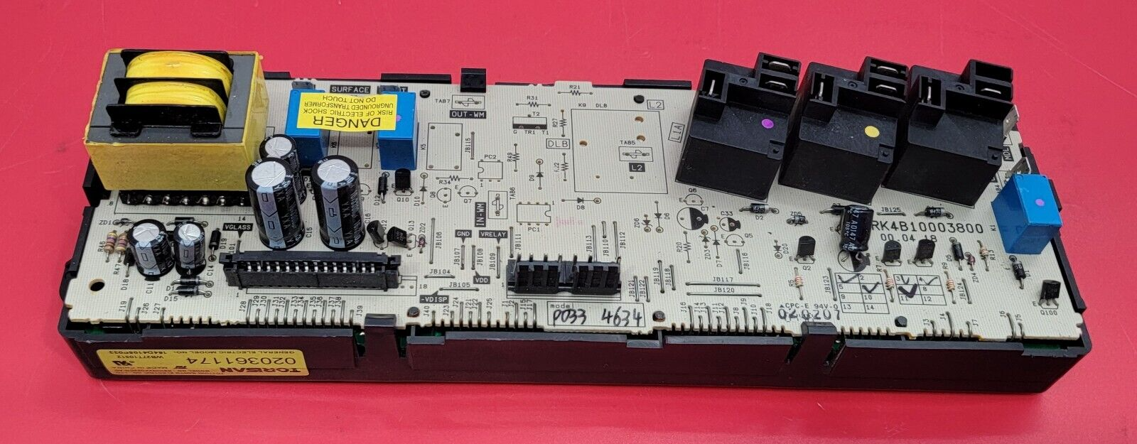 Genuine Oven GE Control Board Part#164D4105P033