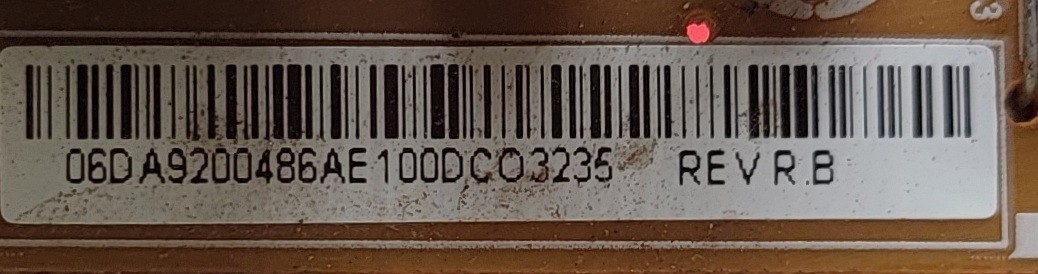 Genuine Refrigerator Samsung Control Board Part#DA92-00486A