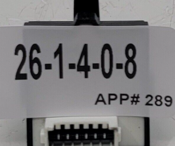 Genuine Washer Kenmore Selector Switch Part#W10701085