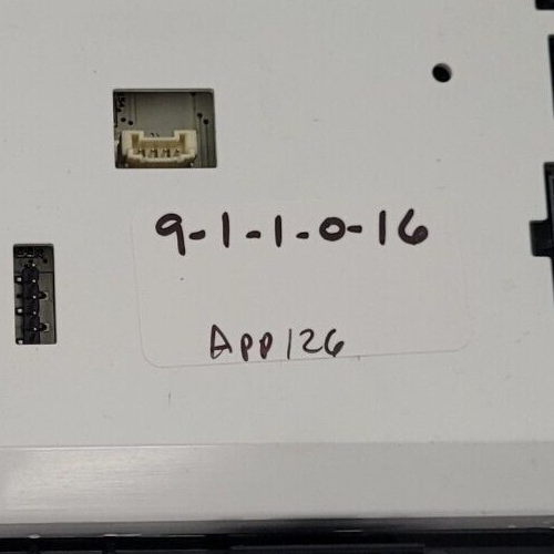 Genuine Refrigerator Kitchen Aid Display Control Board Part#W10418409