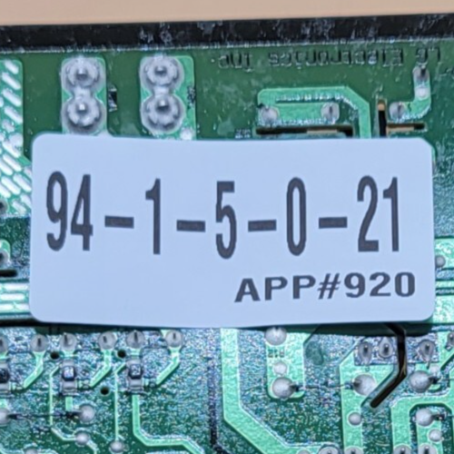 Genuine Oven LG Control Board Part#EBR84839802
