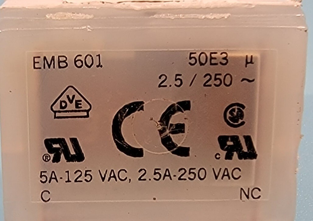 Genuine Refrigerator Whirlpool Light Switch Part#EMB 601