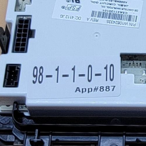 Genuine Refrigerator Whirlpool Control Board Part#W10624335
