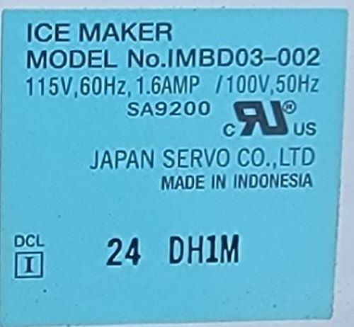 Genuine Refrigerator Frigidaire Ice Maker Part#IMBD03-002