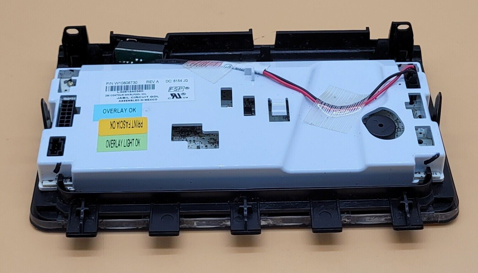 Genuine Refrigerator GE Dispenser Control Board Part#W10808730