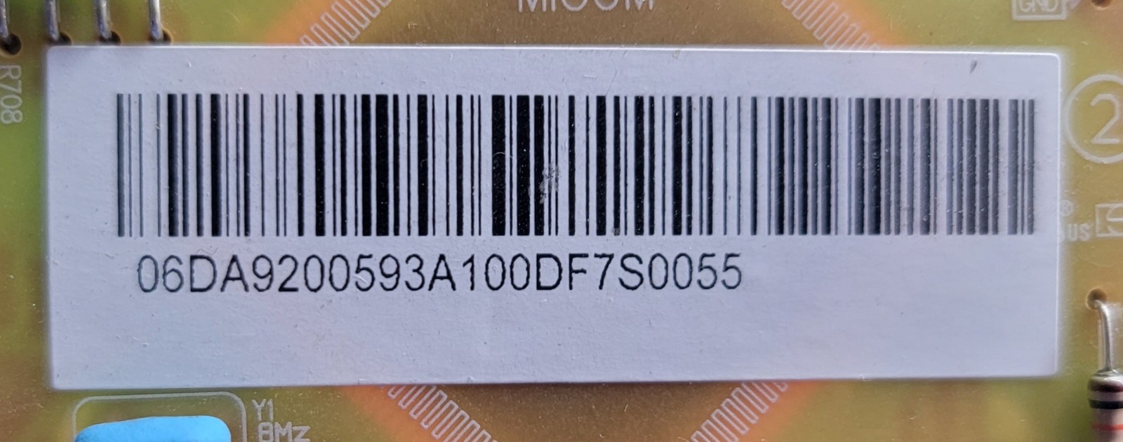 Genuine Refrigerator Samsung Control Board Part#DA92-00593A