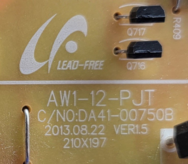 Genuine Refrigerator Samsung Control Board Part#DA92-00593A