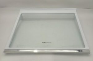 Genuine Refrigerator LG Spill Protector Glass Shelf Part#MHL624914