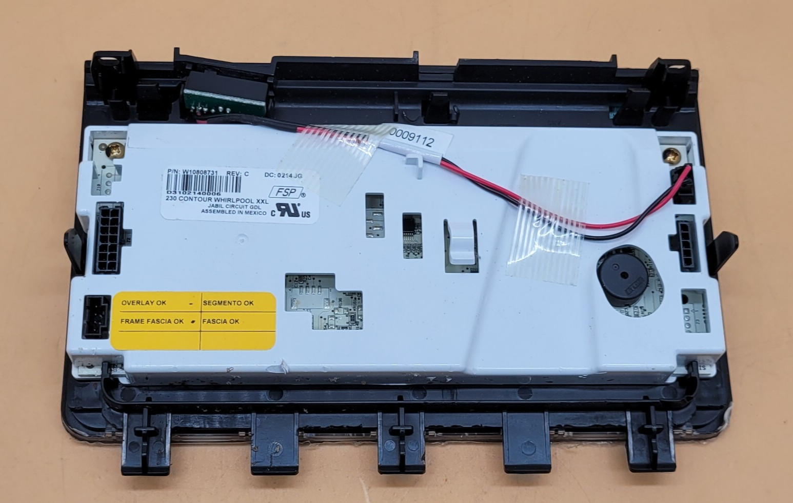 Genuine Refrigerator Whirlpool Dispenser Control Board Part#W10453401