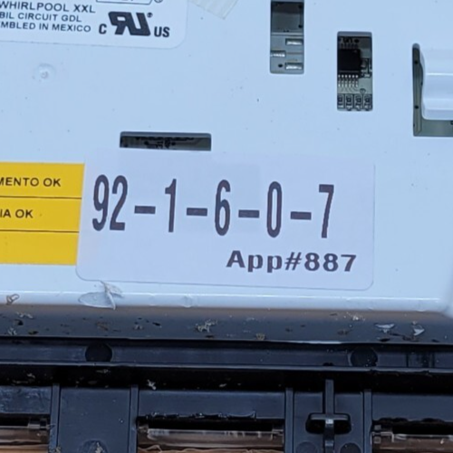 Genuine Refrigerator Whirlpool Dispenser Control Board Part#W10453401