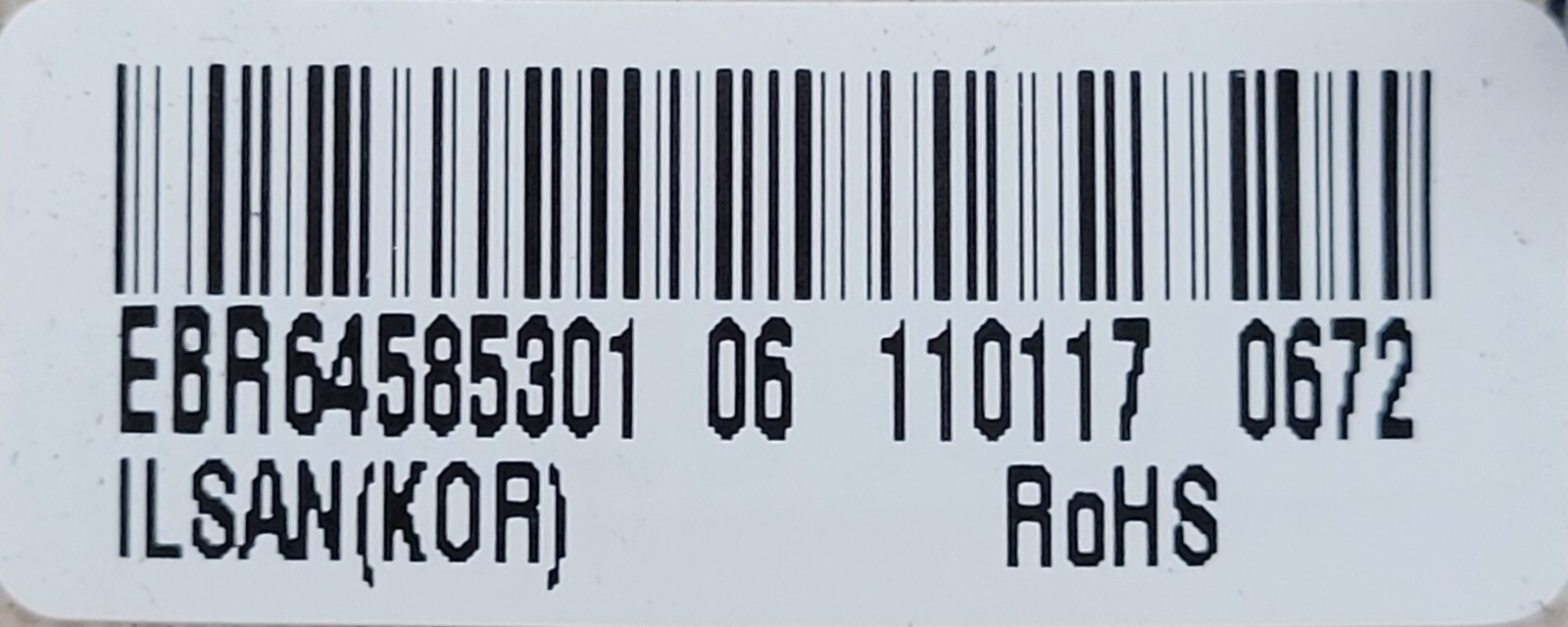 Genuine Refrigerator LG Circuit Board Part#EBR64585301
