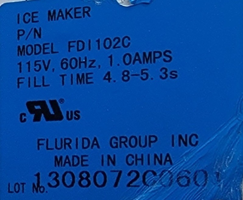 Genuine Refrigerator Bosch Ice Maker Part#FDI102C