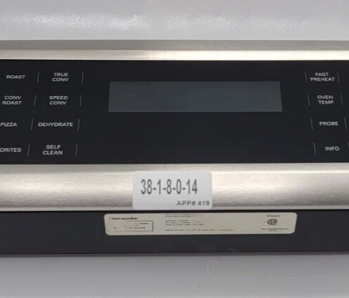 Genuine Triple Wall Oven Thermador Control Panel Part#79.92808.000-02