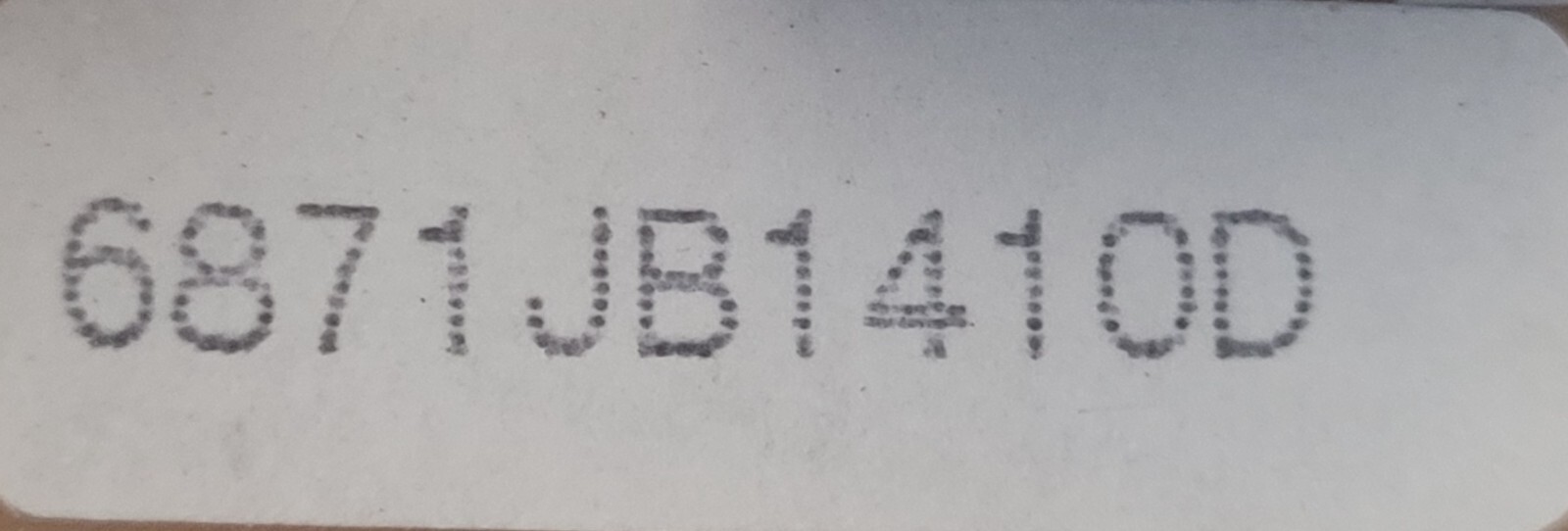 Genuine Refrigerator LG Circuit Board Part#6871JB1410D