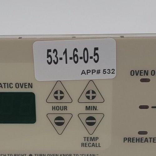 Genuine Oven GE Control Board Part#164D3762P002