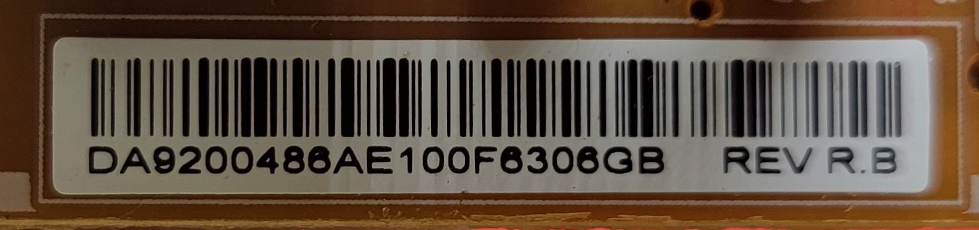 Genuine Refrigerator Samsung Control Board Part#DA92-00486A