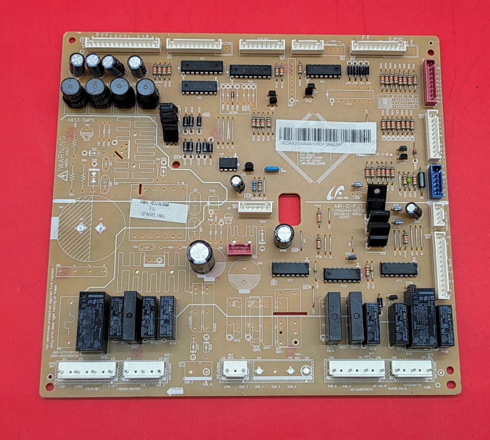 Genuine Refrigerator Samsung Control Board Part#DA92-00484A