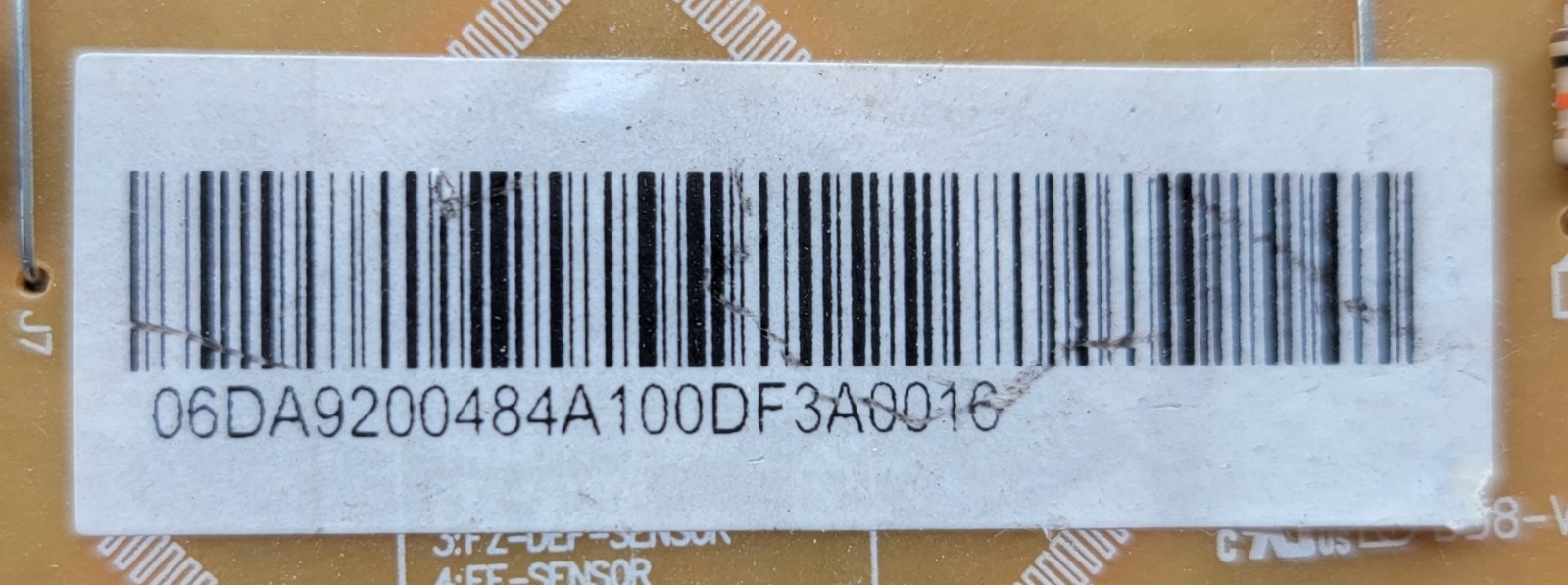 Genuine Refrigerator Samsung Control Board Part#DA92-00484A