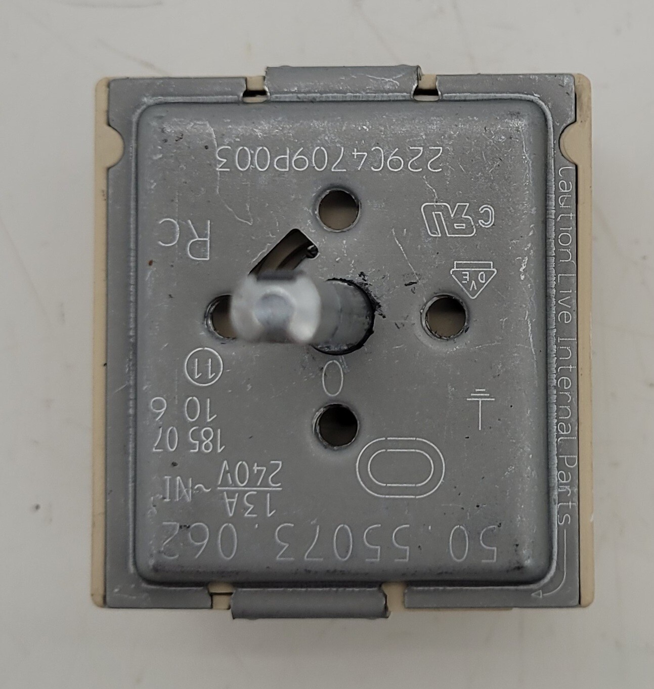 Genuine Double Oven GE Dual Infinite Switch Part#229C4709P003