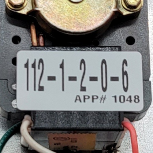 Genuine Refrigerator Sub-Zero Fan Motor Part#GI AF4 29435-11