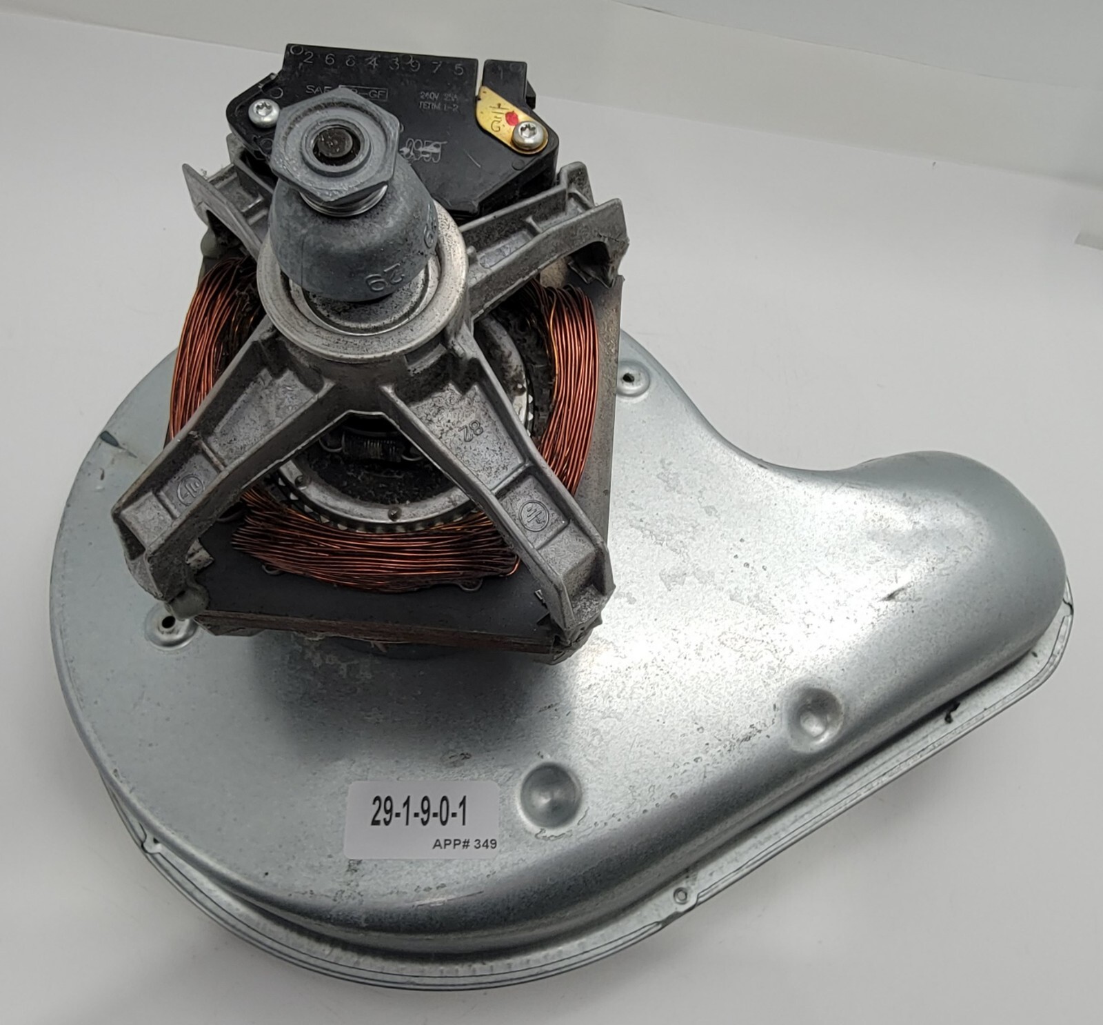 Genuine Dryer Whirlpool Motor w/Blower Part#W10194250