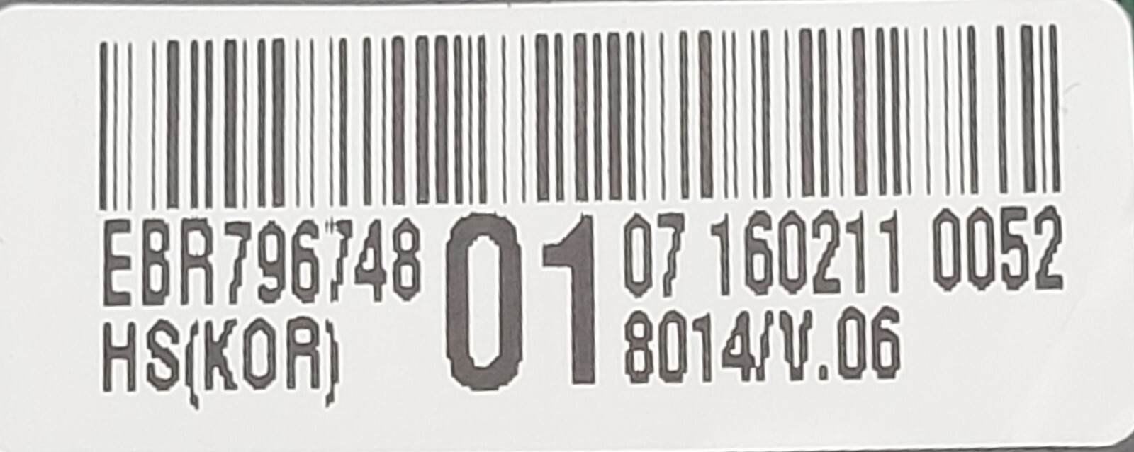 Genuine Dryer LG Control Board Part#EBR79674801