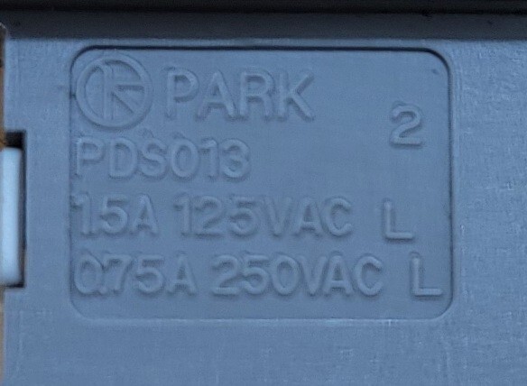 Genuine Refrigerator Kenmore Push Button Switch Part#PDS013