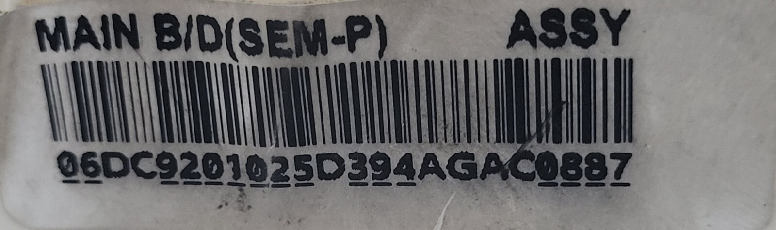 Genuine Dryer Samsung Circuit Board Part#DC92-01025D