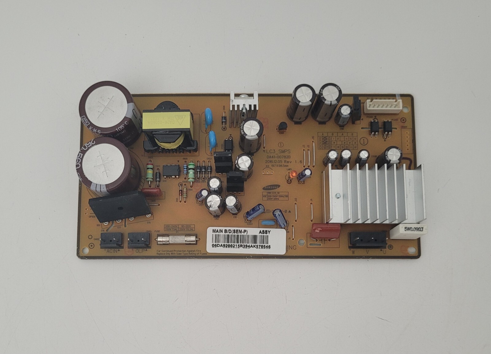 Genuine Refrigerator Samsung Circuit Board Part#DA9200215R