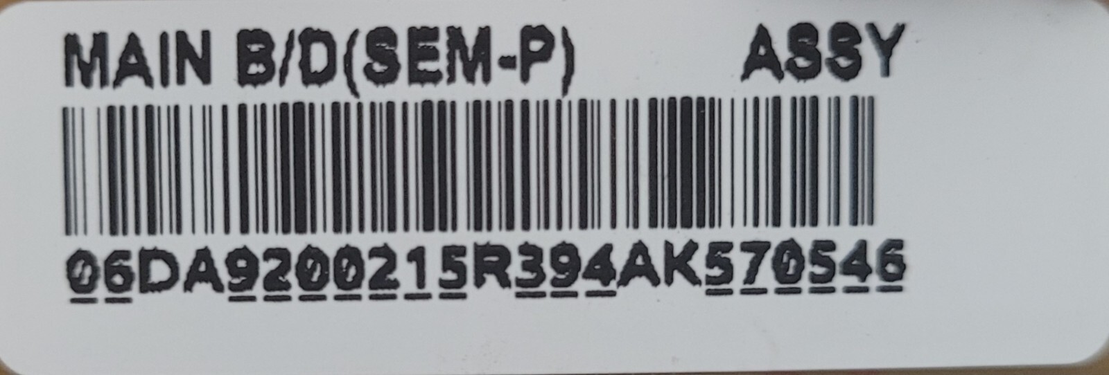 Genuine Refrigerator Samsung Circuit Board Part#DA9200215R