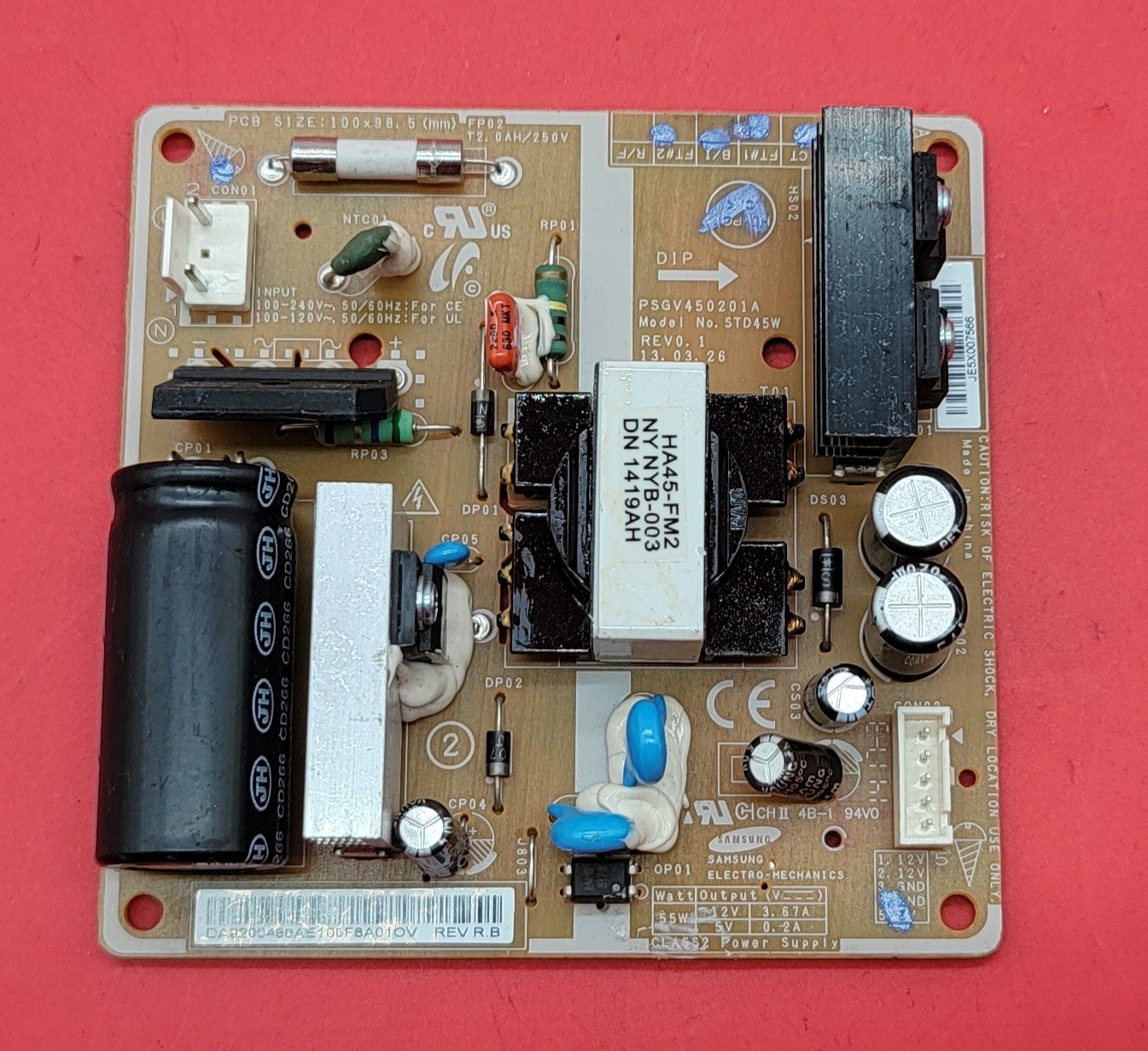 Genuine Refrigerator Samsung Control Board Part#DA92-00486A