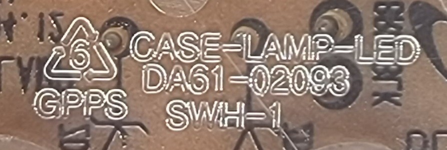Genuine Refrigerator Samsung LED Lamp Case Part#DA61-02093