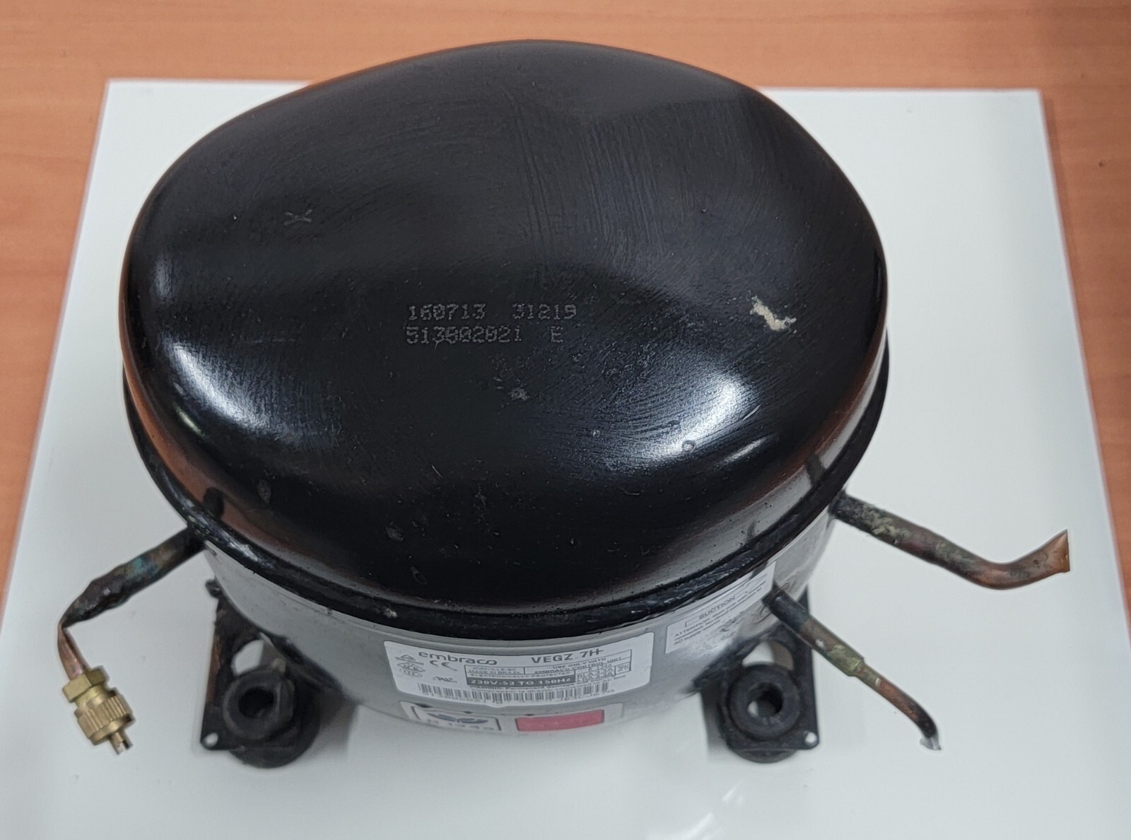 Genuine Refrigerator Whirlpool Compressor Part#513802021 VEGZ7H