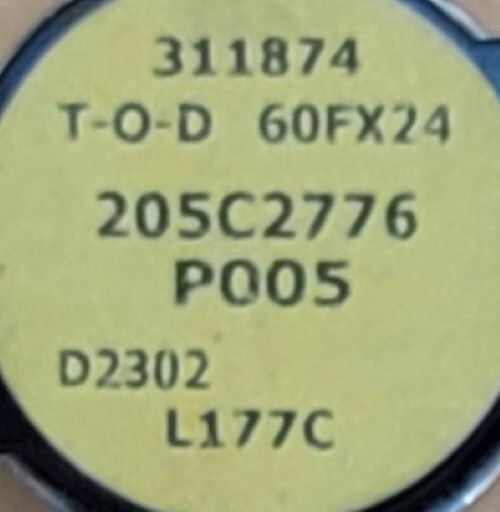 Genuine Double Oven GE Thermostat Part#205C2776