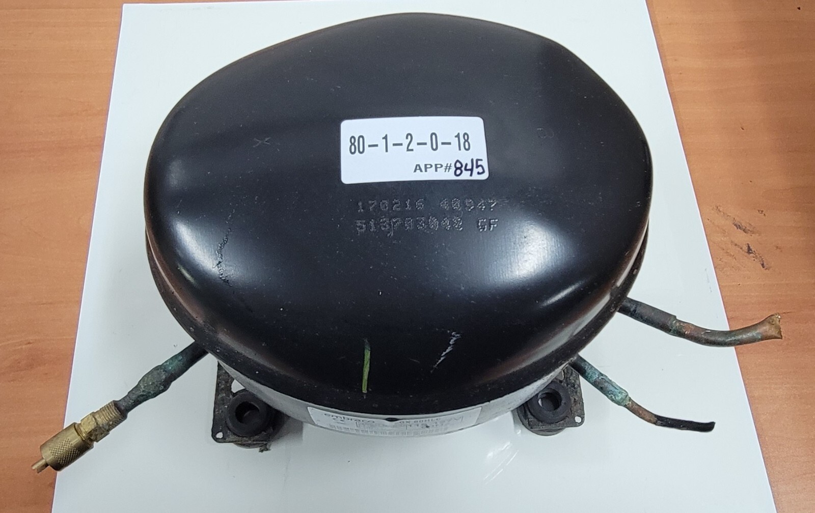 Genuine Refrigerator Whirlpool Compressor Part#513703042 EGX60HLC