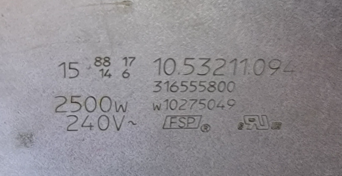 Genuine Oven Kenmore Surface Element Part#316555800