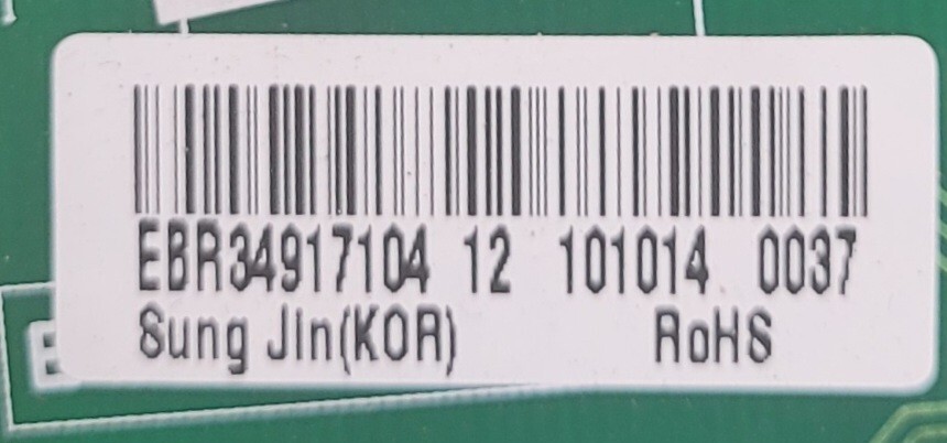 Genuine Refrigerator Kenmore Control Board Part#EBR34917104