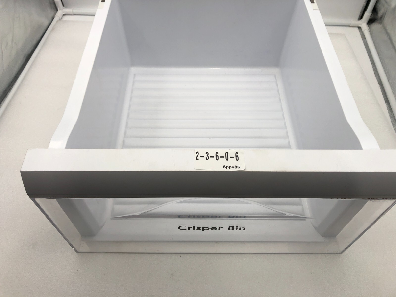 Genuine Refrigerator Acrylic Panel Crisper Drawer Bin Part#301119Q00