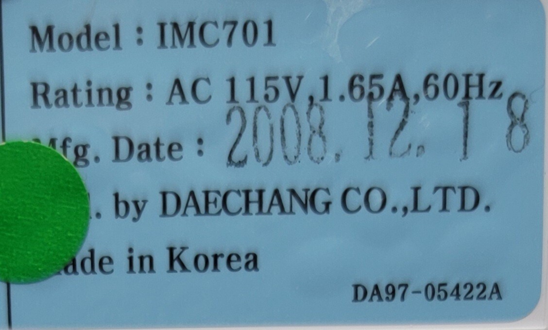 Genuine Refrigerator Samsung Ice Maker Part#DA97-05422A