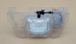 Genuine Refrigerator Kitchen Aid Ice Door Chute Part#W10654548