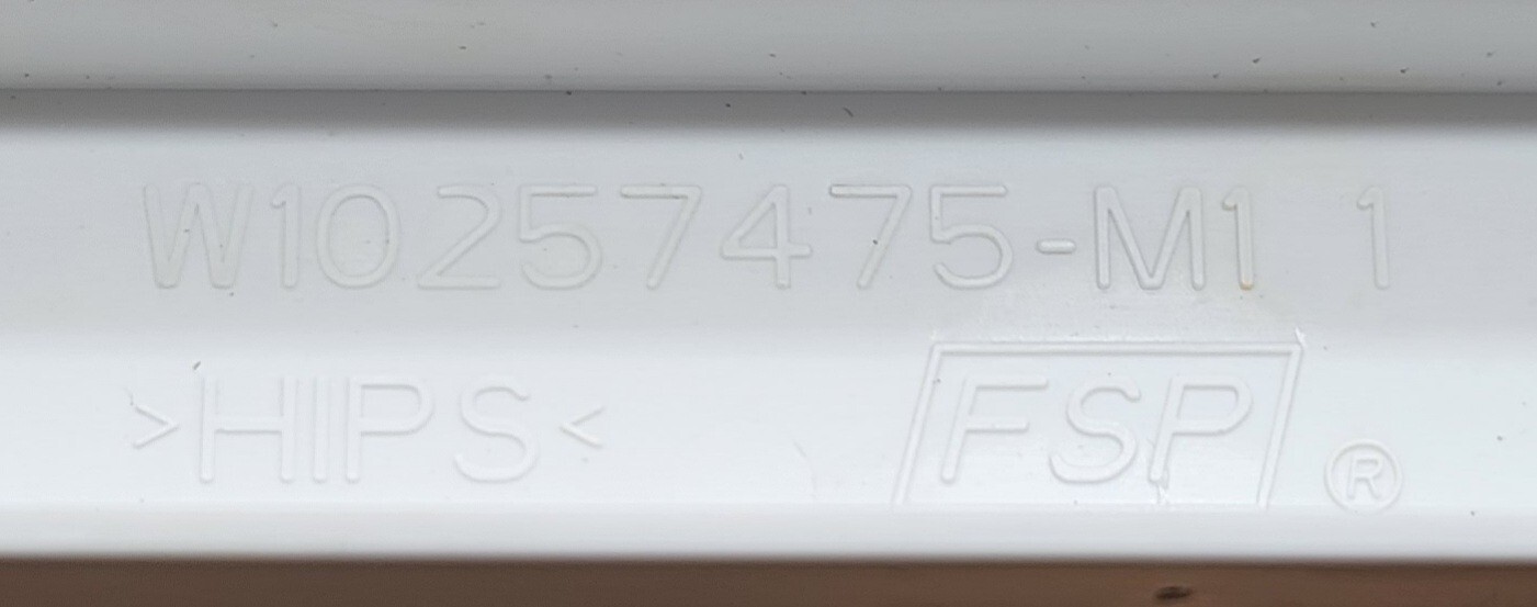 Genuine Refrigerator Kitchen Aid Glass Shelf Part#W10257475