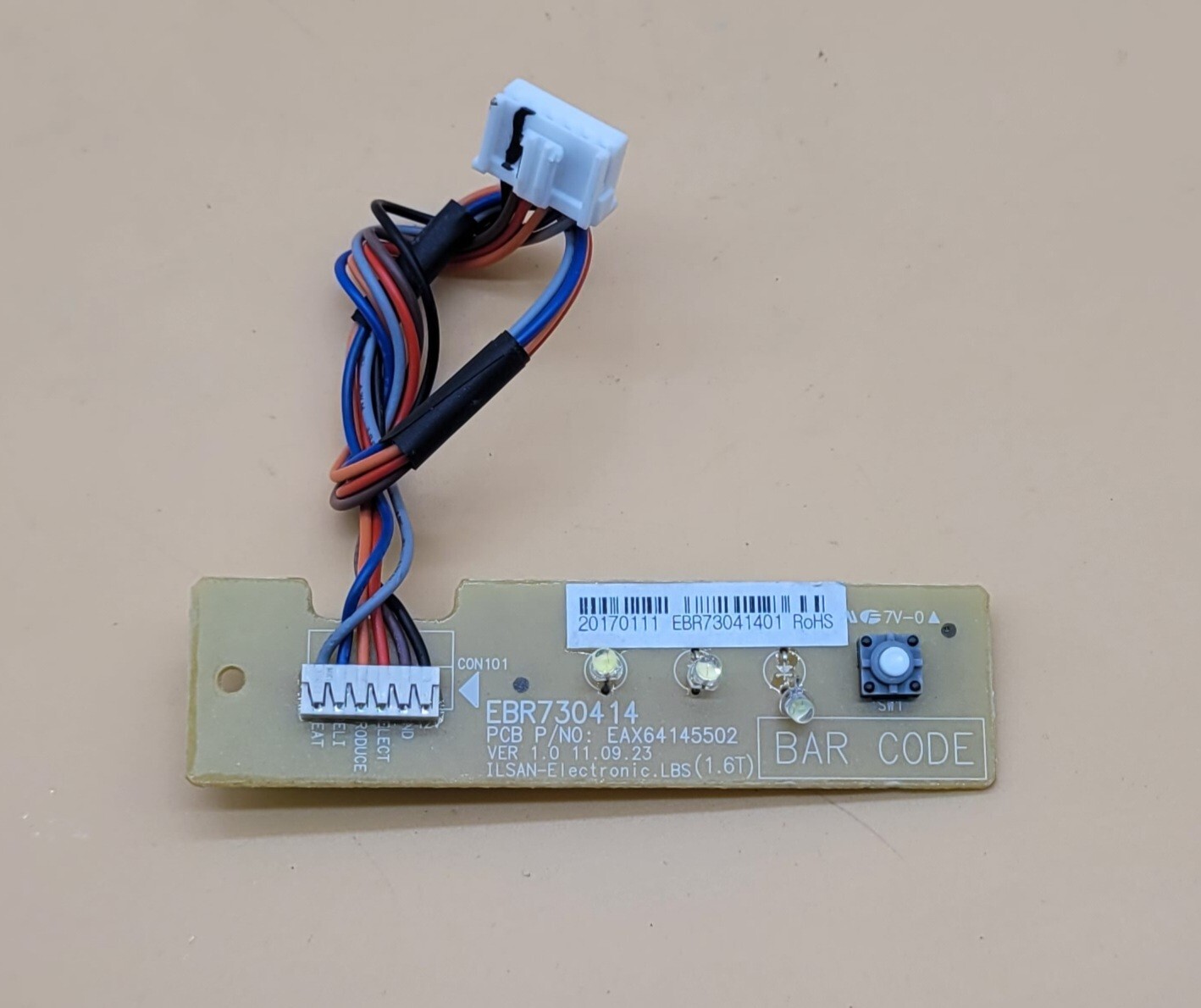 Genuine Refrigerator LG LED Board Part#EBR730414