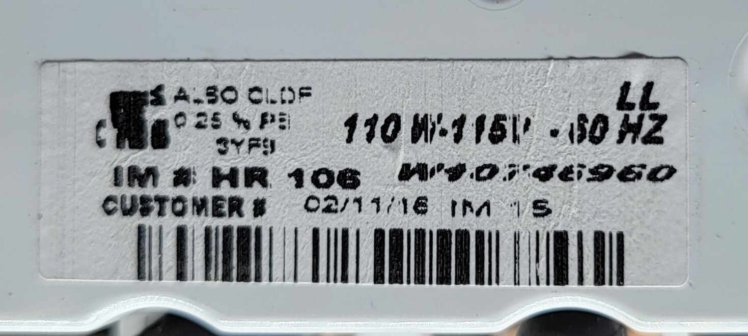 Genuine Refrigerator Kitchen Aid Ice Maker Part#W10746960