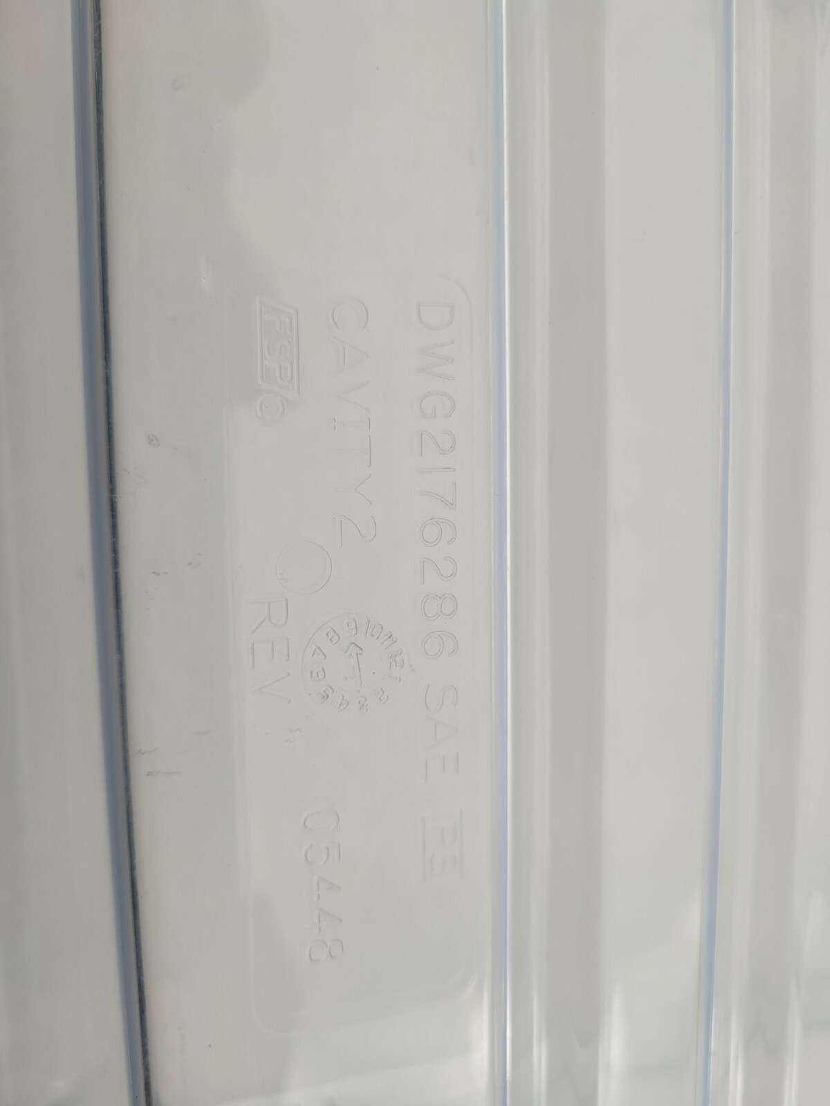 Genuine Whirlpool Refrigerator Drawer Part#DWG2176286