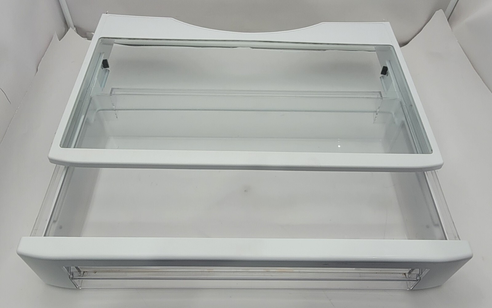 Genuine Refrigerator GE Snack Drawer w/Cover Part#5362145 WR71X10432 WR32X10325