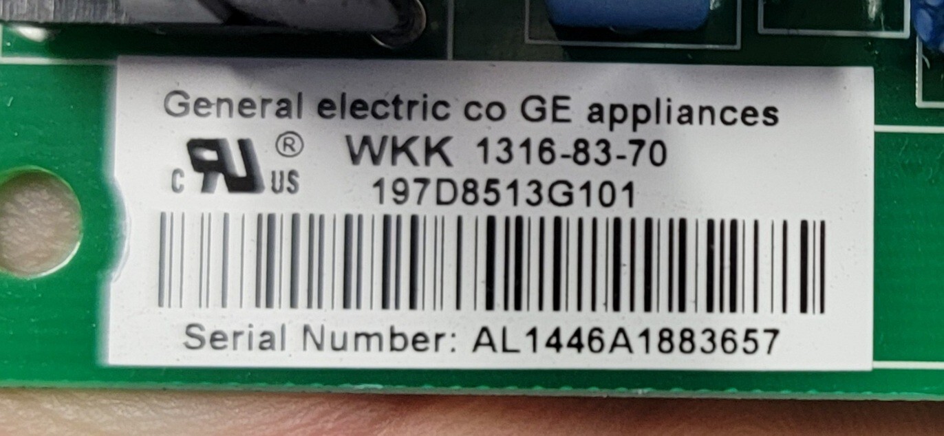 Genuine Refrigerator Kenmore Control Board Part#197D8513G101
