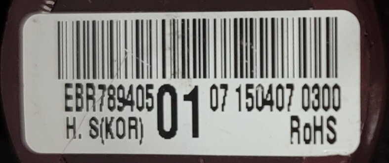 Genuine Refrigerator LG Control Board Part#EBR78940501